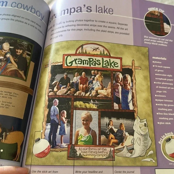 *Final Price* Better Homes & Gardens Fast Scrapbooking - Hardcover- EUC - Picture 4 of 5